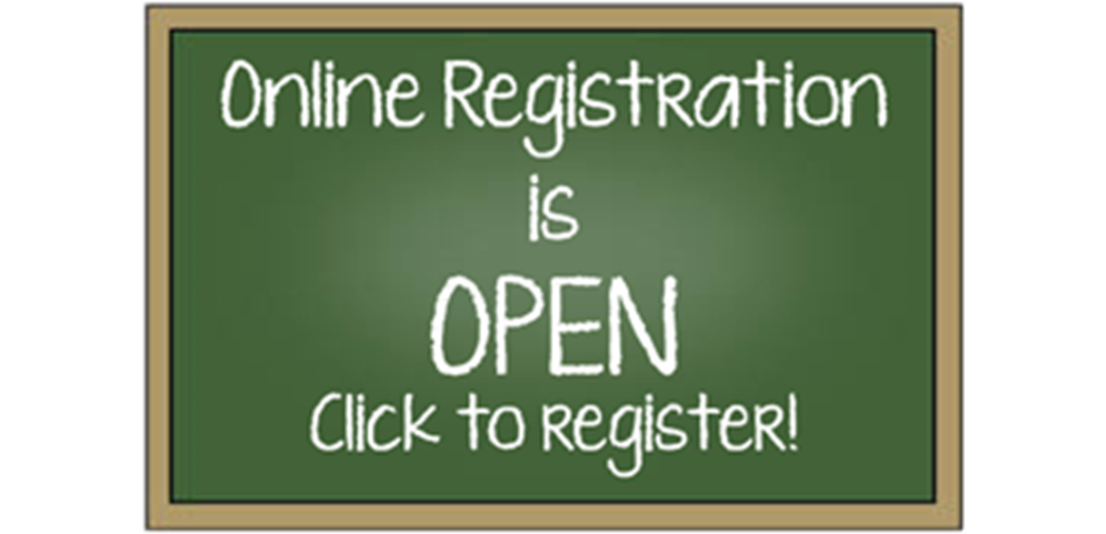 Online Registration is OPEN NOW!!